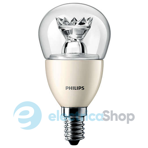 Светодиодная лампа Philips MASTER LEDluster D 6-40W E14 827 P48 CL
