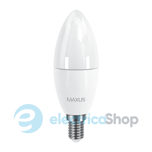Світлодіодна лампа MAXUS LED C37 6W 3000K 220V E14 (1-LED-533)