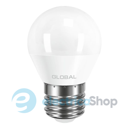 Світлодіодна лампа GLOBAL LED G45 F 5W 4100K 220V E27 AP (1-GBL-142)