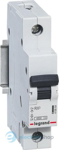 Автоматический выключатель 1-п. 6А "С" Legrand RX3 419661