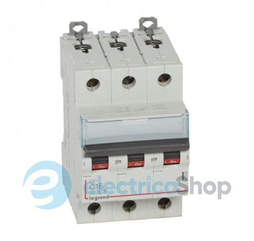 Автоматический выключатель (Автомат) Legrand DX 3P/ 40A -3М (тип С) 6kA