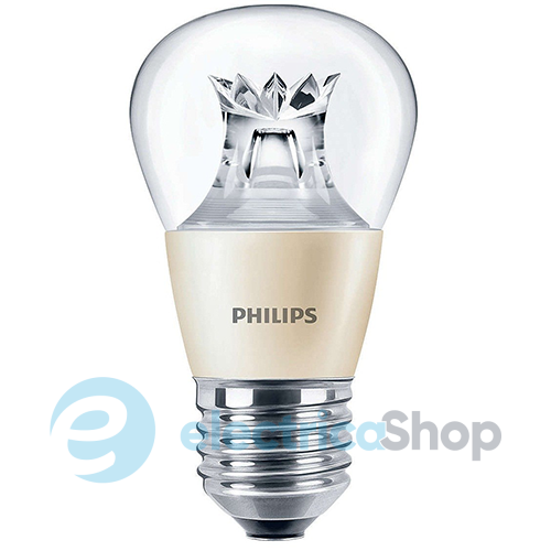 Лампа светодиодная Philips LEDlustre DT E27 6-40W 230V 827 P48 CL Master