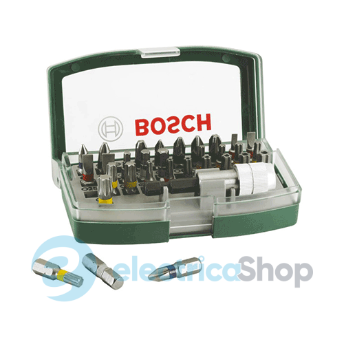 Набір біт Bosch з кольоровим маркуванням, набiр рiзних, 32 шт.