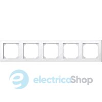 Рамка 5-я., M Smart MTN478519 цвет полярно белый