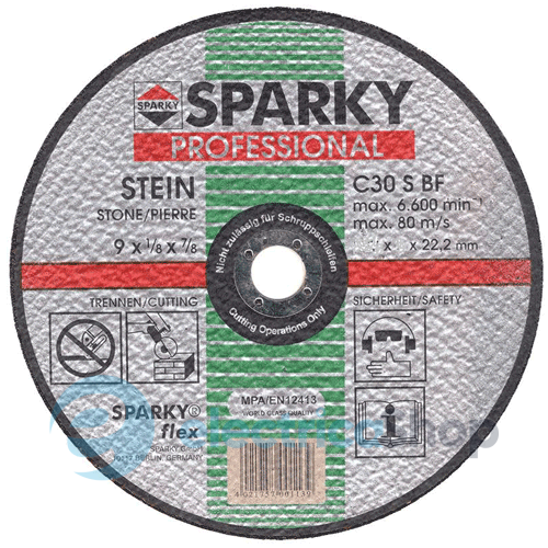 Диск SPARKY 20009562609 відрізний по каменю &#216; 125 мм