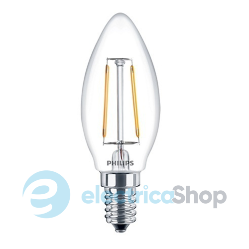 Лампа світлодіодна декоративна Philips LED Fila Dim E14 4.5-50W 2700K 230V B35 CL