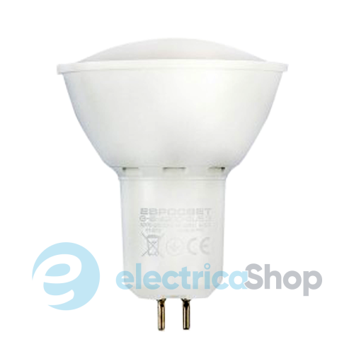 Лампа светодиодная Евросвет G-6-4200-GU10 6вт
