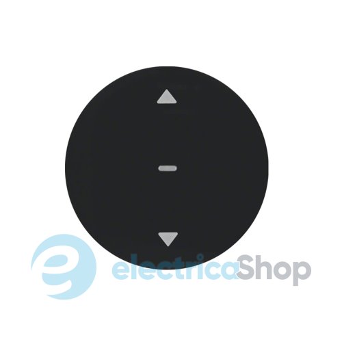 Кнопка для жалюзійного сенсорного вимикача, чорна, R.1, R.3, 85241131