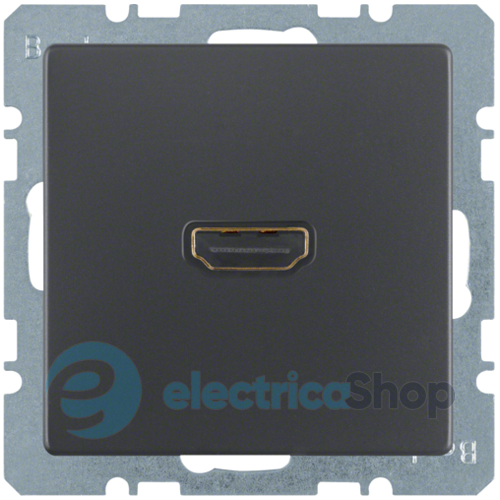 HDMI-розетка, антрацит, «Q.1»/«Q.3»/«Q7» 3315426086