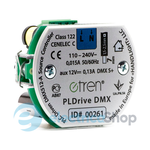 Светодиодный драйвер PLDrive DMX – (ответный для консоли Etren Q600D SL)