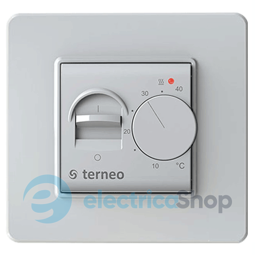Терморегулятор Terneo Mex з датчиком, білий