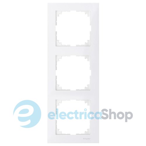 Рамка 3-постовая Merten M-PURE MTN4030-3619 полярно-белый