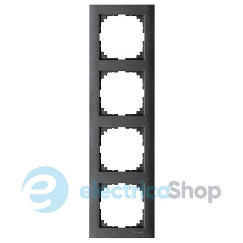 Рамка 4-постова антрацит Merten M-PURE MTN4040-3614
