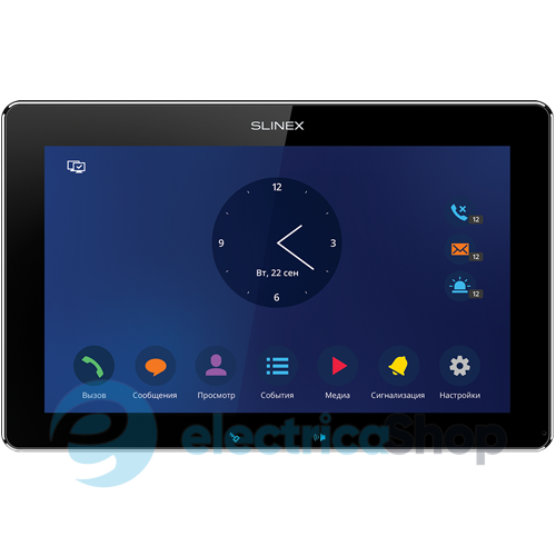 IP видеодомофон Slinex Mira (black)