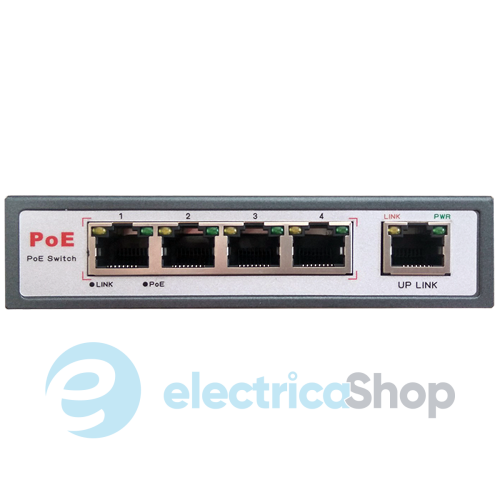 POE Комутатор на 4 порти SH-20.4, Bas IP