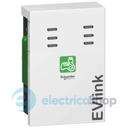 Зарядна станція для паркінгу (монтаж на стіну) EVlink Parking 2хТ2 22 кВт