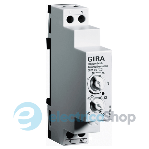 Устройство автоматического освещения лестничных проемов REG-типа System 2000 Gira 082100