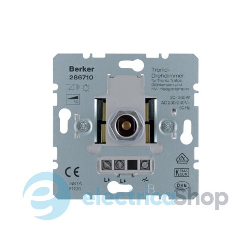 Поворотний Димер Tronic 360 Вт, Berker 286710
