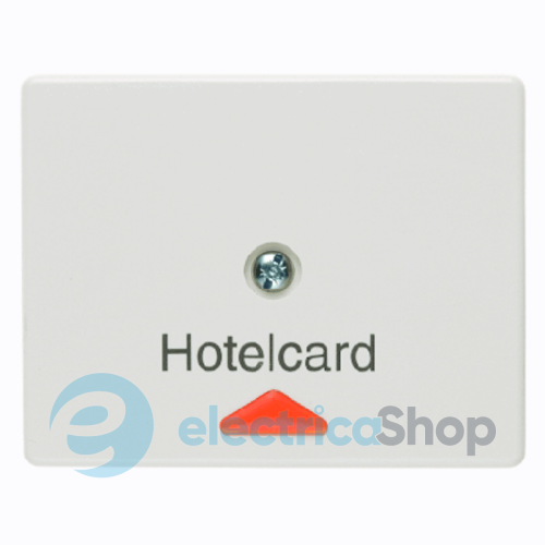 Накладка для карткового вимикача для готелів з лінзою, полярна білизна Arsys 16410069