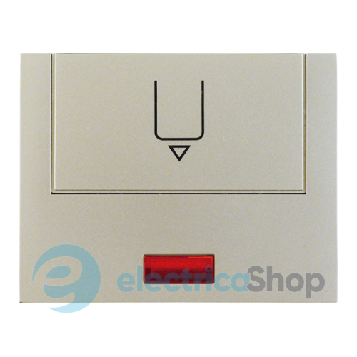 Накладка для карткового вимикача для готелів з лінзою, нержавіюча сталь «K.5»16417104