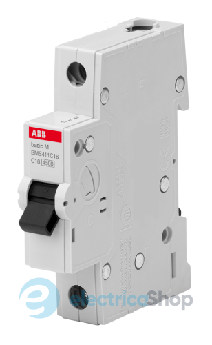 Автоматический выключатель Abb Basic M, 1p, 50А, "С" BMS411C50