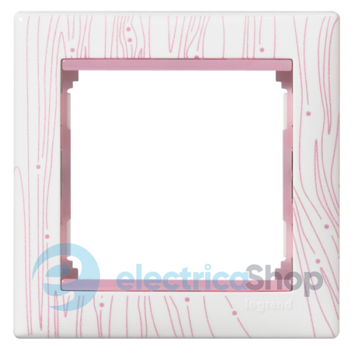 Рамка установочная 1-я Legrand Valena 770451, цвет «розовый кварц»