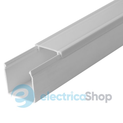 Короб пластиковий e.trunking.stand.25.25, 25х25мм, 2м s033016 E.NEXT