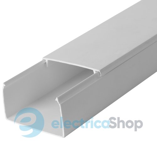 Короб пластиковий e.trunking.stand.80.60, 80х60мм, 2м s033010 E.NEXT