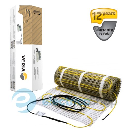Мат для теплого пола Veria Quickmat 150, 1200 Вт, 8m², (0,5 x 16м) 189B0178