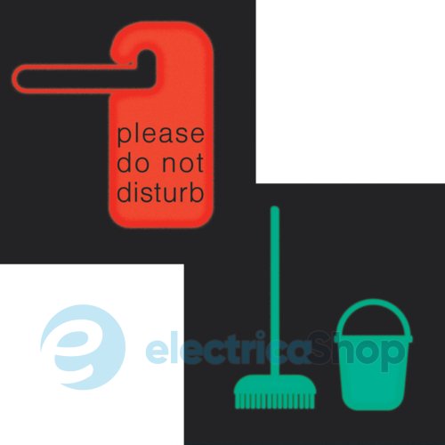 Плівка 2-кольорова для LED-сигналу з символом «Не заважати / Прибрати кімнату»