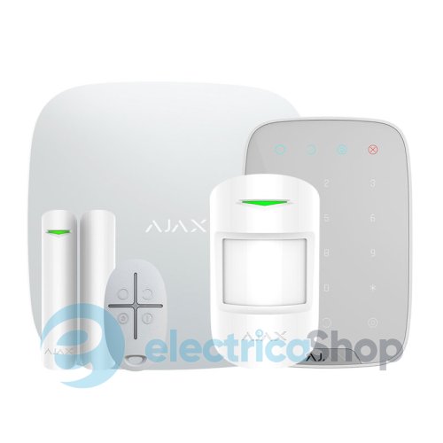 Ajax KeypadKit Plus расширенный комплект беспроводной сигнализации AJAX, цвет белый