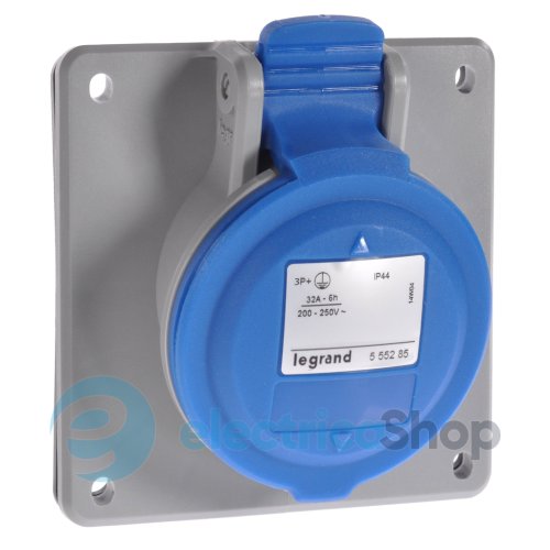 Розетка панельна 32A 3К+З 230В IP44 P17 Tempra Pro