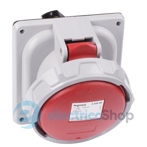 Розетка встраиваемая 125А 3К+З 380В IP67 P17 Tempra Pro