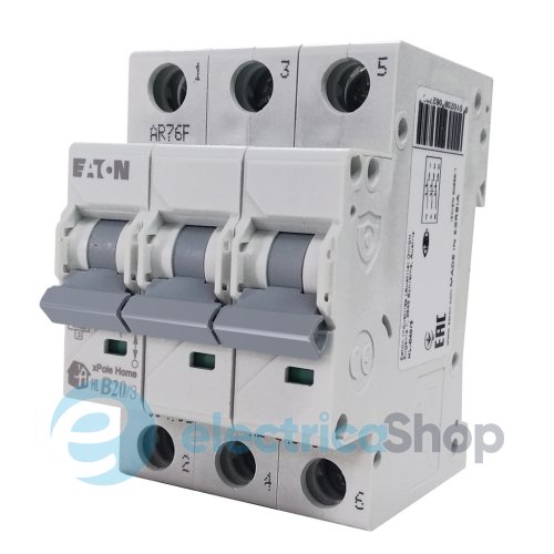 Автоматичний вимикач 3-п EATON xPole Home HL-B20/3