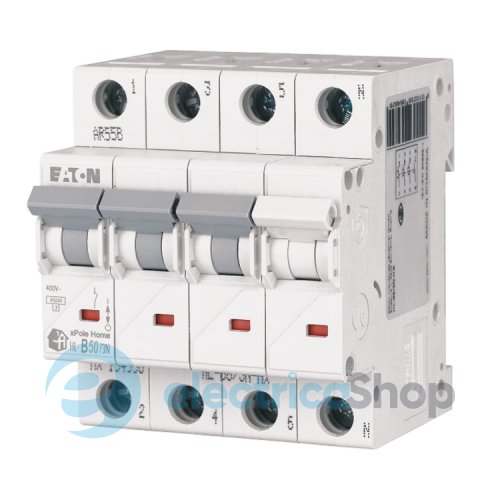Автоматичний вимикач 3p+N EATON xPole Home HL-B50/3N