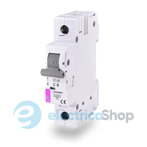 Автоматический выключатель ETI ST-68 1p С 20А (4,5 kA)