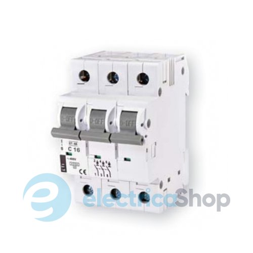 Автоматичний вимикач ETI ST-68 3p C 20А (4,5 kA)