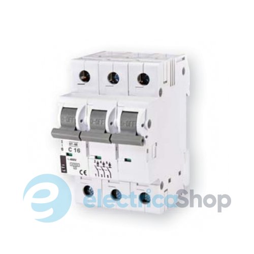 Автоматический выключатель ETI ST-68 3p C 50А (4,5 kA)