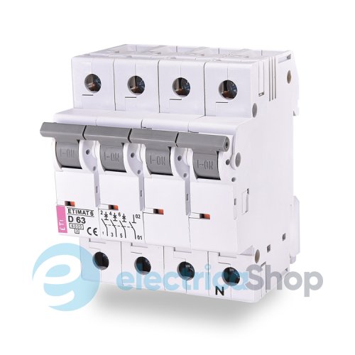 Автоматичний вимикач ETI ETIMAT 6 3p+N B 32А (6 kA)