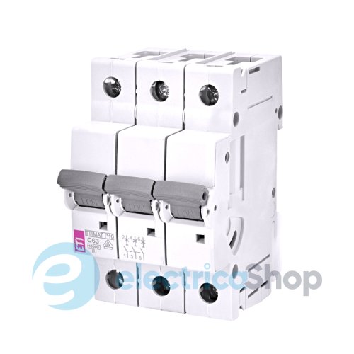 Автоматический выключатель ETI ETIMAT 10 3p C 40А (10 kA)