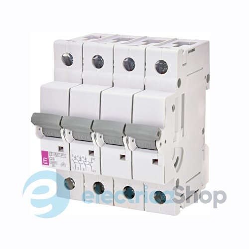 Автоматичний вимикач ETI ETIMAT 10 3p+N C 0,5А (10 kA)
