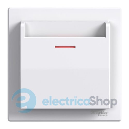 Вимикач картковий (готельний) для серії Asfora Schneider Electric EPH6300121 білий глянець