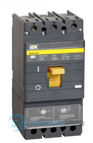 Автоматический выключатель ВА88-35Р 3Р 87,5-125А (0,625-1,25кА) 35кА IEK