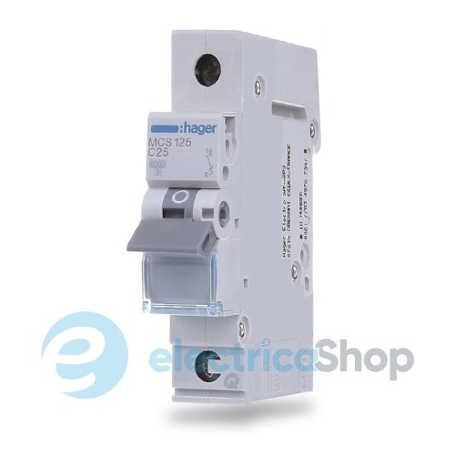 Автоматический выключатель QC 1-п, 50А, B, 6kA, Hager MBS150