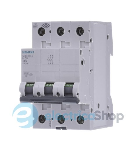 Автоматичний вимикач SIEMENS 400V 6кА, 3-пол.,C, 13A (5SL6313-7)