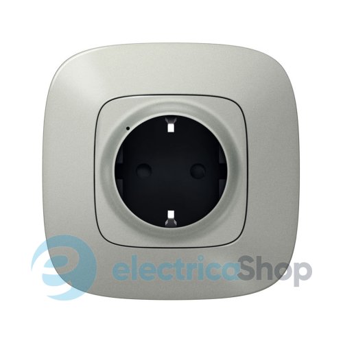 Умная розетка с з/к 16А/230В со шторками Valena Allure with Netatmo 752794, алюминий