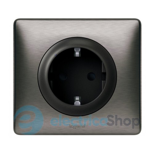 Умная розетка с з/к 16А/230V Celiane with Netatmo 064838, титан