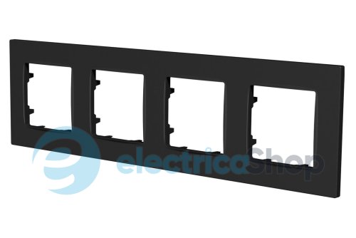 Рамка 4-а., PLANK Nordic PLK1040242 Антрацит