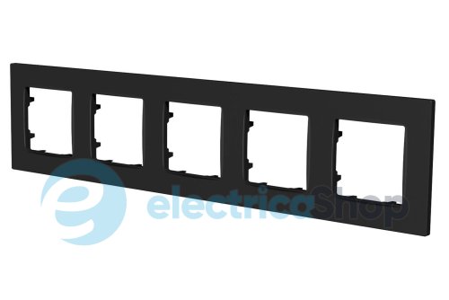 Рамка 5-а., PLANK Nordic PLK1050242 Антрацит