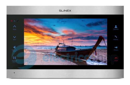 Видеодомофон Slinex SL-10IPTHD Серебро / Черный